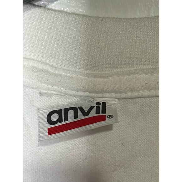 Anvil It's All About SnowMobiling Graphic Print Short Sleeve T Shirt White - Picture 3 of 5